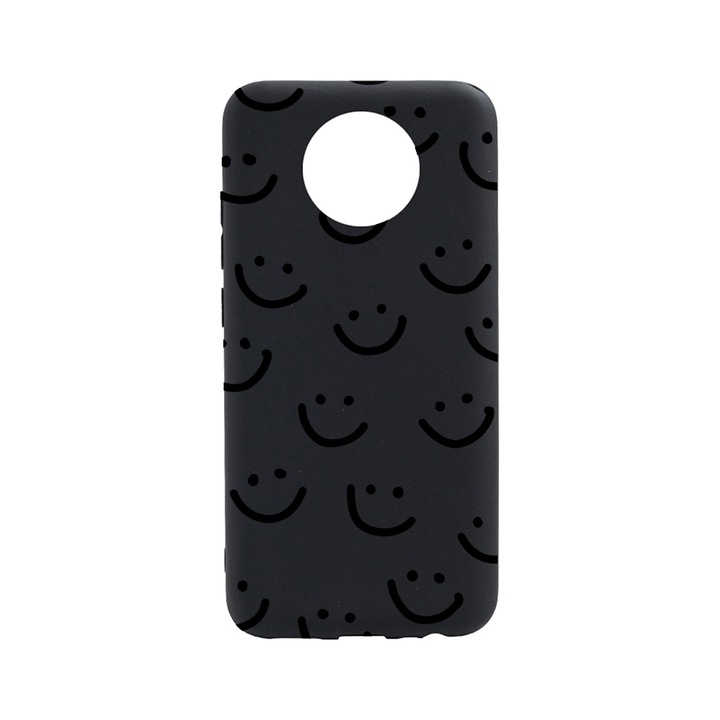 BestCase Slim Szilikon 0.8MM telefontok, Nokia C20, Smiley, B 1056