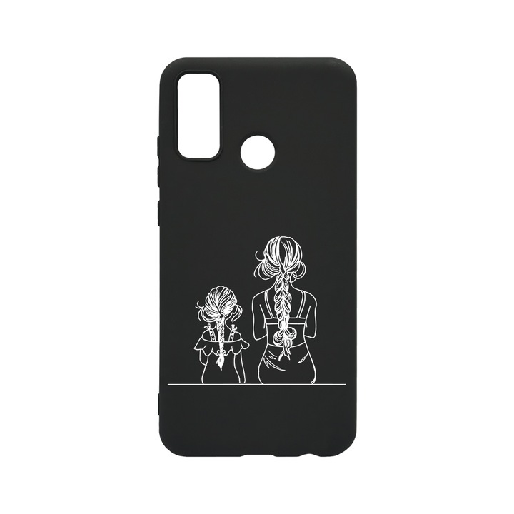 BestCase Slim Szilikon 0.8MM telefontok, Huawei P Smart (2020), Mom And Daughter, B 1048