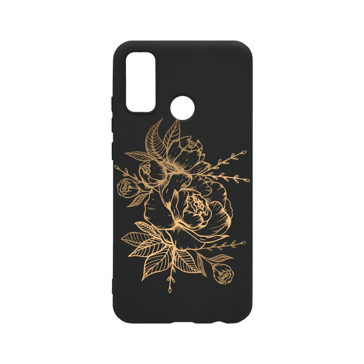 BestCase Slim Szilikon 0.8MM telefontok, Huawei P Smart (2020), Golden Rose, B 989