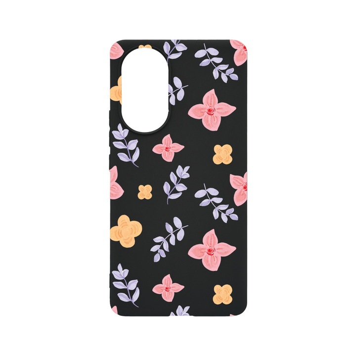 BestCase Slim Szilikon 0.8MM telefontok, Huawei Nova 9, Flower Pattern, B 978