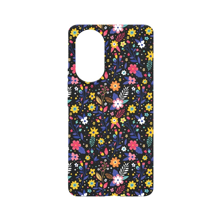 BestCase Slim Szilikon 0.8MM telefontok, Huawei Nova 9, Flower Pattern, B 955