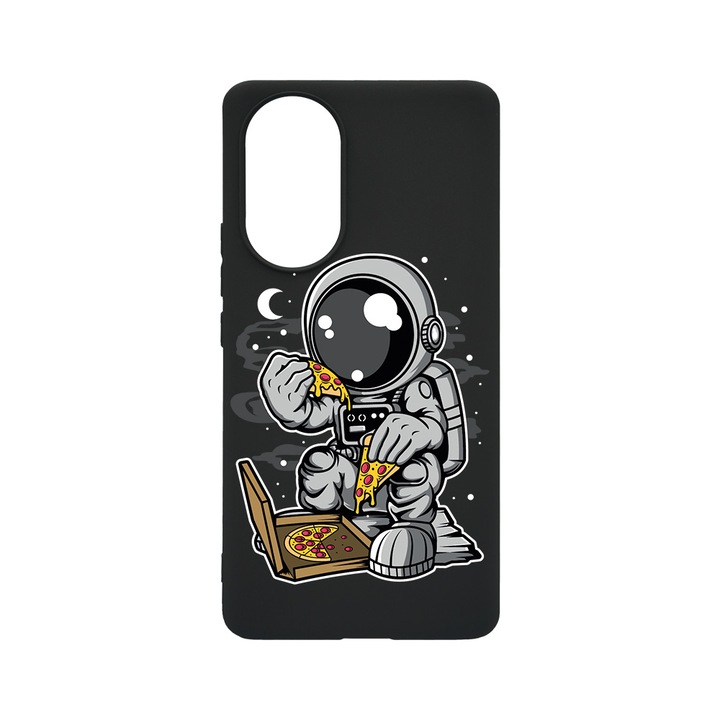 BestCase Slim Szilikon 0.8MM telefontok, Honor 50, Astronaut Pizza, B 1004