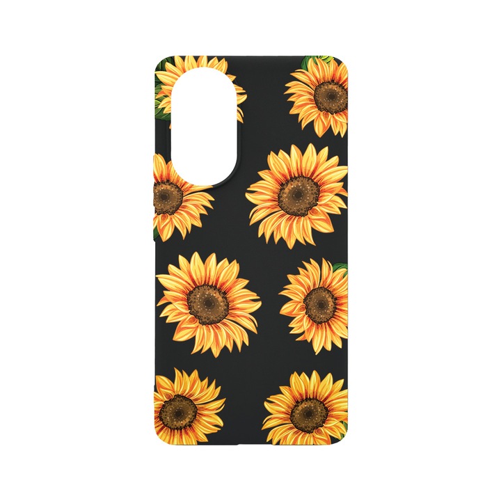 BestCase Slim Szilikon 0.8MM telefontok, Honor 50, Sun Flower, B 1069