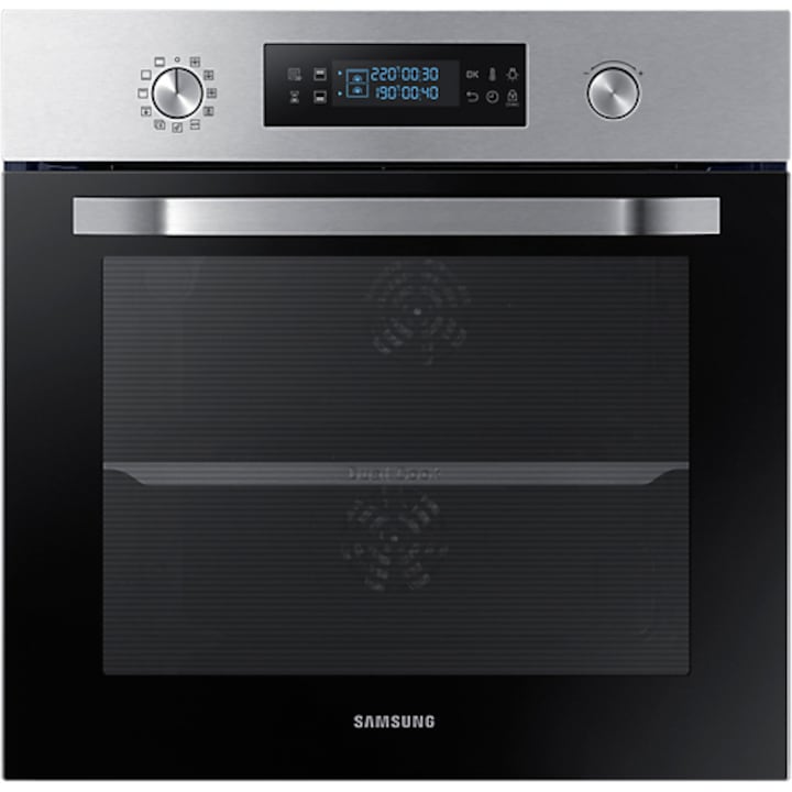 Embody Array Ace Cuptor incorporabil Samsung NV66M3531BS, Electric, 64 l, Display Led, Dual  Cook, Clasa A, Inox - eMAG.ro