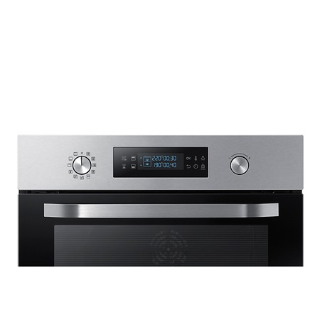 Cuptor incorporabil Samsung NV66M3531BS, Electric, 64 l, Display Led, Dual Cook, Clasa A, Inox