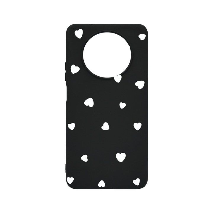 BestCase Slim Szilikon 0.8MM telefontok, Huawei Nova Y90, Heart Pattern, B 1041
