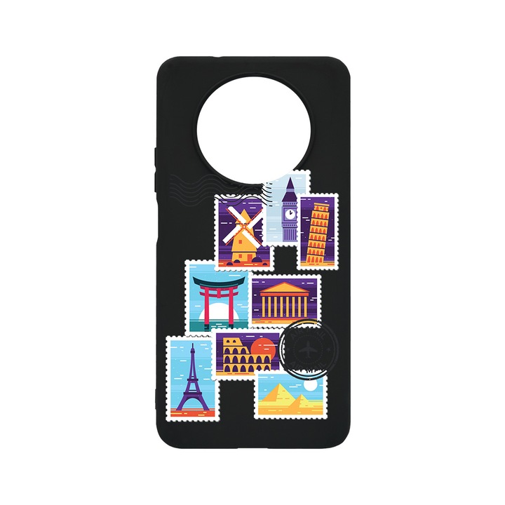 Силиконов калъф BestCase за Huawei Nova Y90, Mail on the way, 0.8MM Slim, Black Silicon Series, B 979