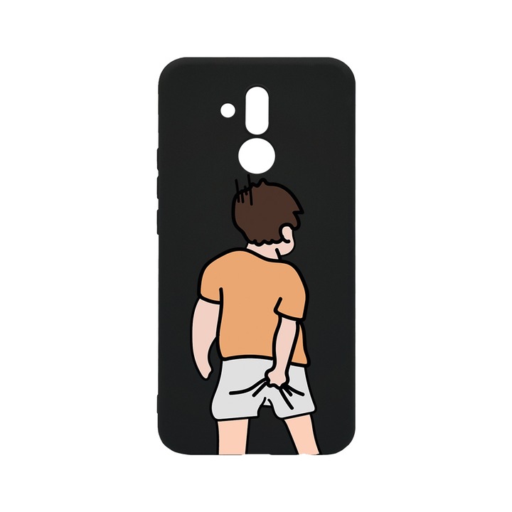 Силиконов калъф BestCase за Huawei Mate 20 Lite, Scratching, 0.8MM Slim, Black Silicon Series, B 972