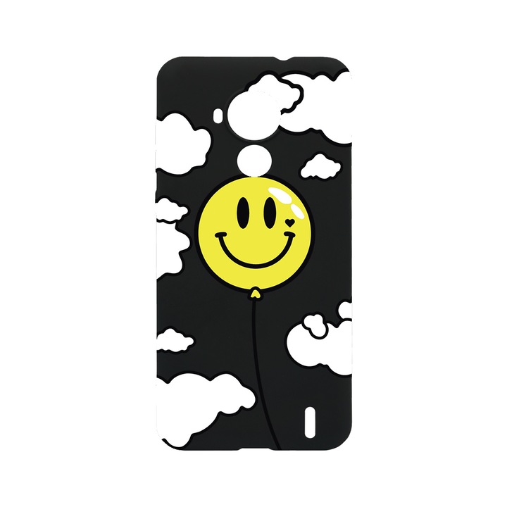 BestCase Slim Szilikon 0.8MM telefontok, Nokia C30, Balloon Smiley, B 957