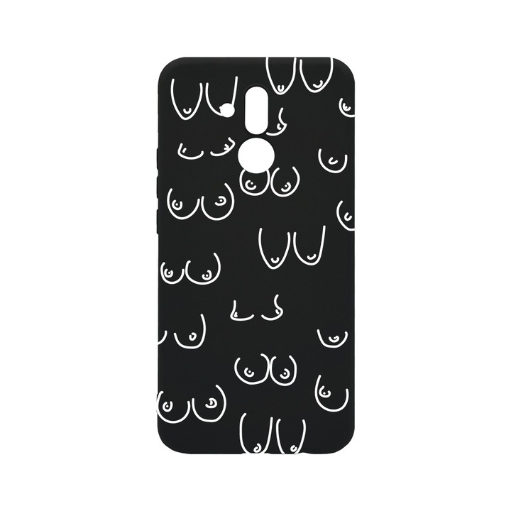 BestCase Slim Szilikon 0.8MM telefontok, Huawei Mate 20 Lite, Boobs, B 1065