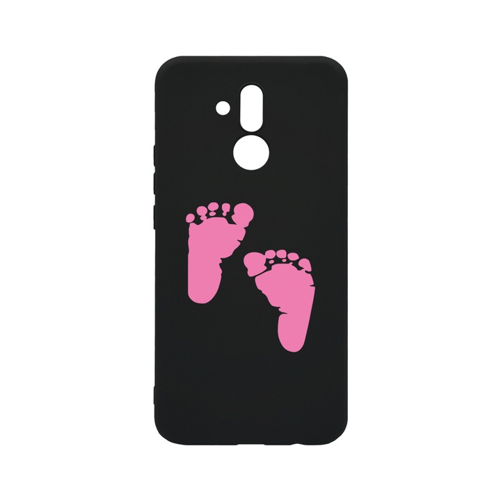 BestCase Slim Szilikon 0.8MM telefontok, Huawei Mate 20 Lite, Girl Feet Print, B 961
