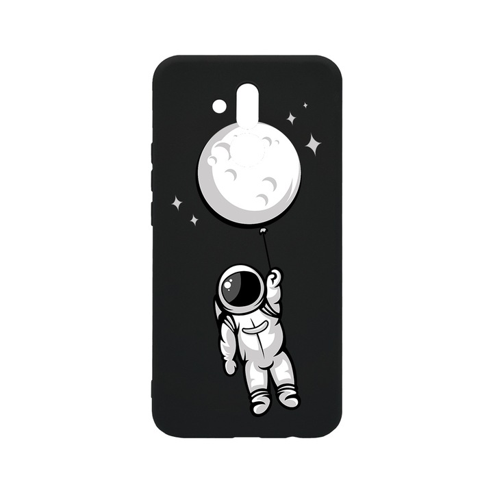 Силиконов калъф BestCase за Huawei Mate 20 Lite, Astronaut, 0.8MM Slim, Black Silicon Series, B 996