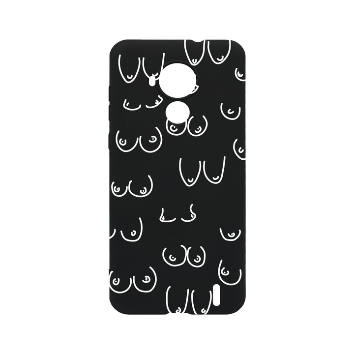 BestCase Slim Szilikon 0.8MM telefontok, Nokia C30, Boobs, B 1065