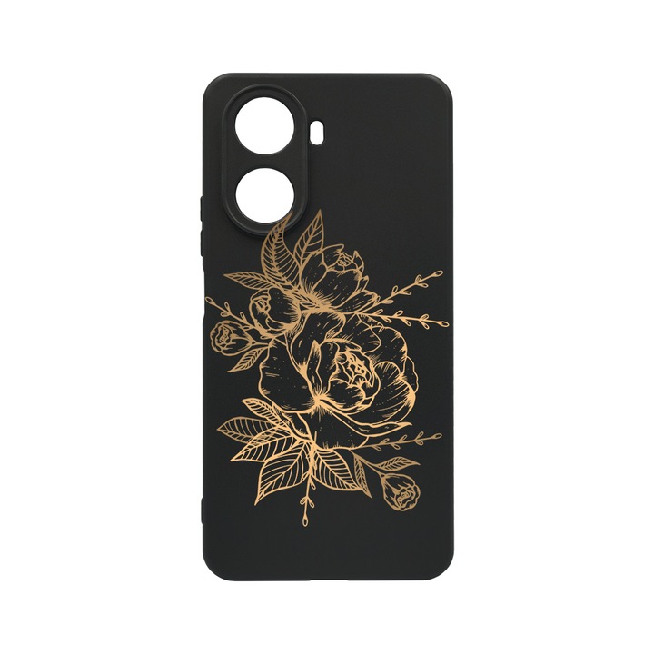 BestCase Slim Szilikon 0.8MM telefontok, Huawei Nova 10 SE, Golden Rose, c-B 989