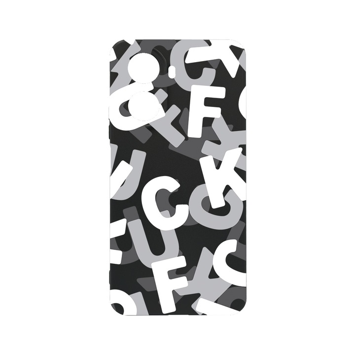 BestCase Slim Szilikon 0.8MM telefontok, Huawei Nova 10 SE, FCK Pattern, c-B 1021