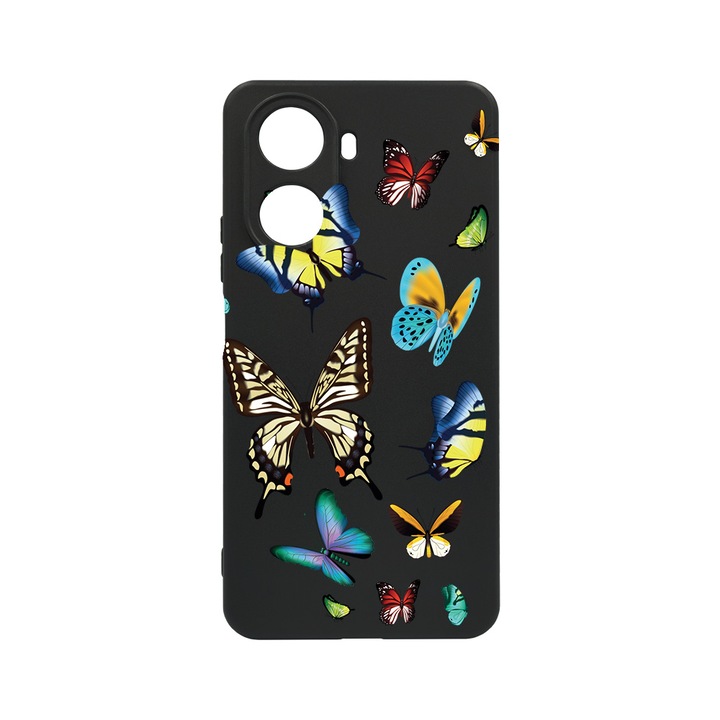 BestCase Slim Szilikon 0.8MM telefontok, Huawei Nova 10 SE, Beautiful Color Butterflies, c-B 992