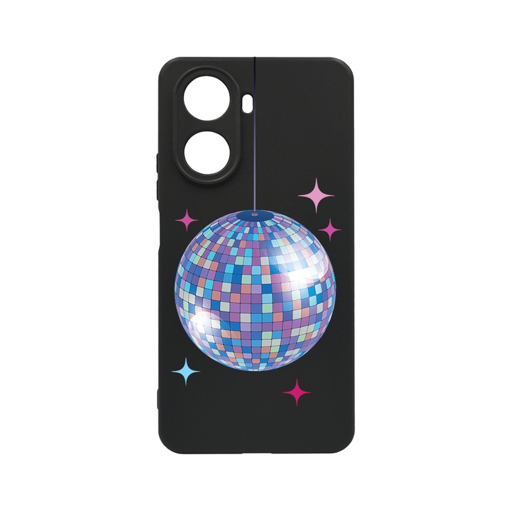 BestCase Slim Szilikon 0.8MM telefontok, Huawei Nova 10 SE, Disco Ball, c-B 1006