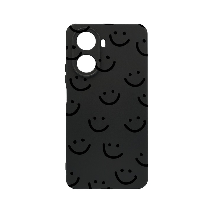 BestCase Slim Szilikon 0.8MM telefontok, Huawei Nova 10 SE, Smiley, c-B 1056