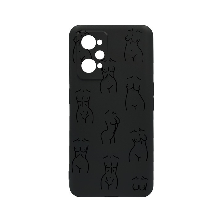 BestCase Slim Szilikon 0.8MM telefontok, Realme GT Neo 3T, Body Pattern, c-B 1061