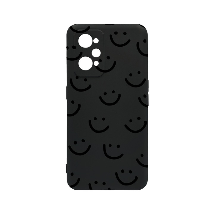 BestCase Slim Szilikon 0.8MM telefontok, Realme GT Neo 3T, Smiley, c-B 1056