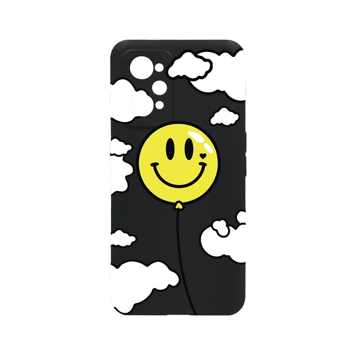 BestCase Slim Szilikon 0.8MM telefontok, Realme GT Neo 3T, Balloon Smiley, c-B 957