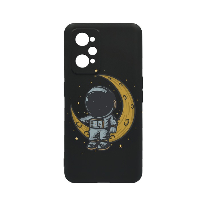 BestCase Slim Szilikon 0.8MM telefontok, Realme GT Neo 3T, Astronaut on Moon, c-B 997