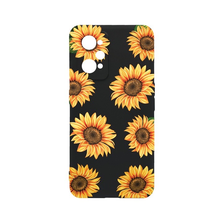 BestCase Slim Szilikon 0.8MM telefontok, Realme GT Neo 3T, Sun Flower, c-B 1069
