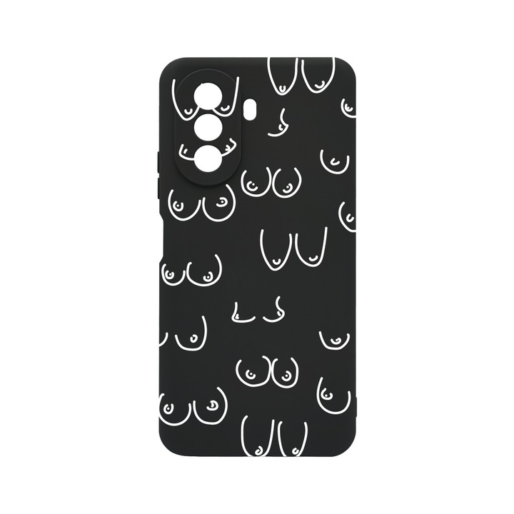BestCase Slim Szilikon 0.8MM telefontok, Huawei Nova Y70, Boobs, c-B 1065
