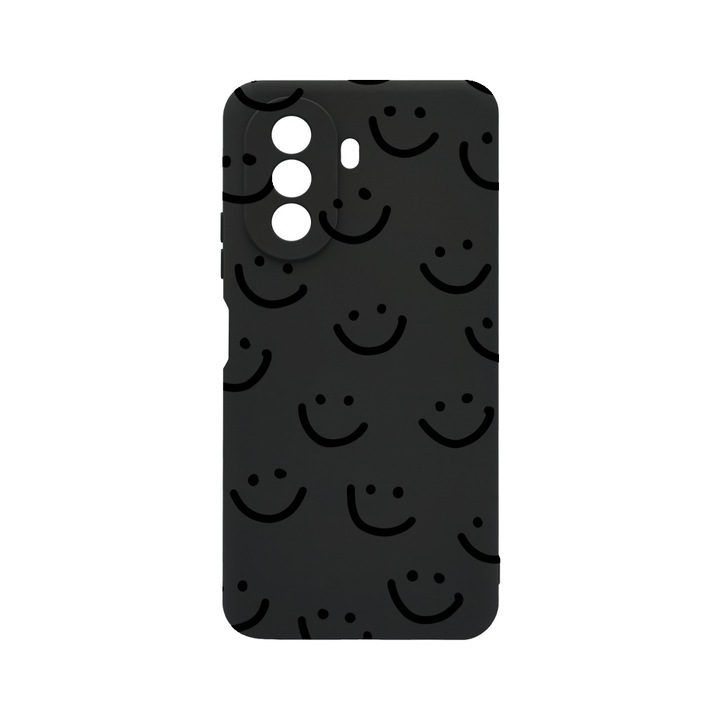 BestCase Slim Szilikon 0.8MM telefontok, Huawei Nova Y70, Smiley, c-B 1056