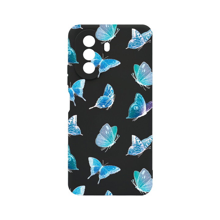 BestCase Slim Szilikon 0.8MM telefontok, Huawei Nova Y70, Butterfly Pattern, c-B 1012