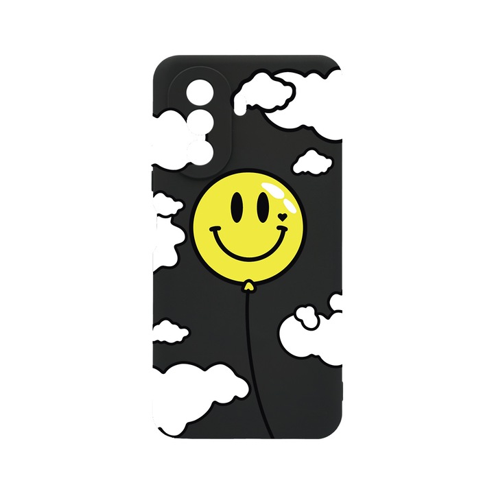 BestCase Slim Szilikon 0.8MM telefontok, Huawei Nova Y70, Balloon Smiley, c-B 957