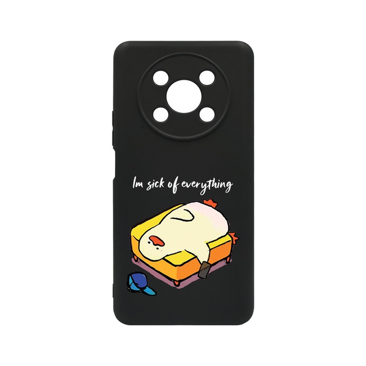 BestCase Slim Szilikon 0.8MM telefontok, Honor Magic4 Lite, I'm Sick Of Everything, c-B 999