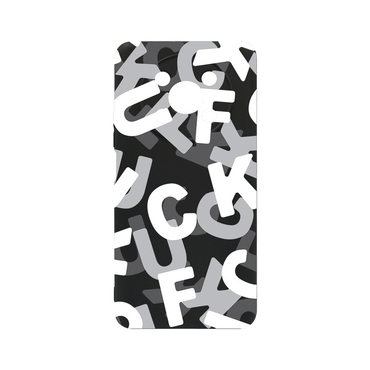 BestCase Slim Szilikon 0.8MM telefontok, Honor Magic4 Lite, FCK Pattern, c-B 1021