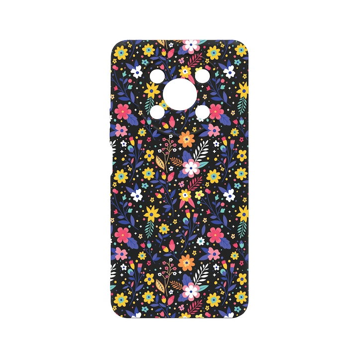 BestCase Slim Szilikon 0.8MM telefontok, Honor Magic4 Lite, Flower Pattern, c-B 955