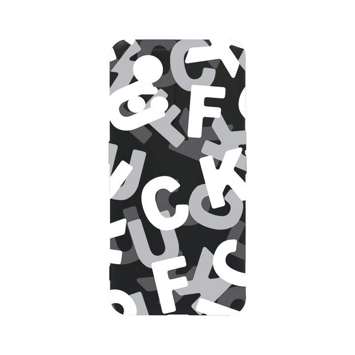 BestCase Slim Szilikon 0.8MM telefontok, Realme GT Neo 3, FCK Pattern, c-B 1021