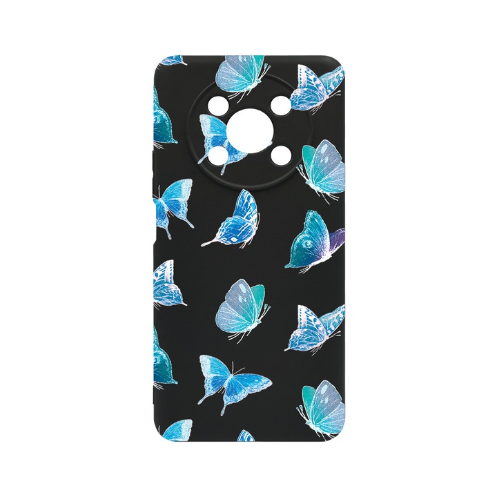 BestCase Slim Szilikon 0.8MM telefontok, Honor Magic4 Lite, Butterfly Pattern, c-B 1012