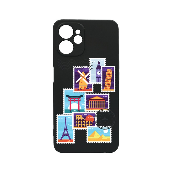 Силиконов калъф BestCase за Realme 9i 5G, Mail on the way, 0.8MM Slim, Black Silicon Series, c-B 979