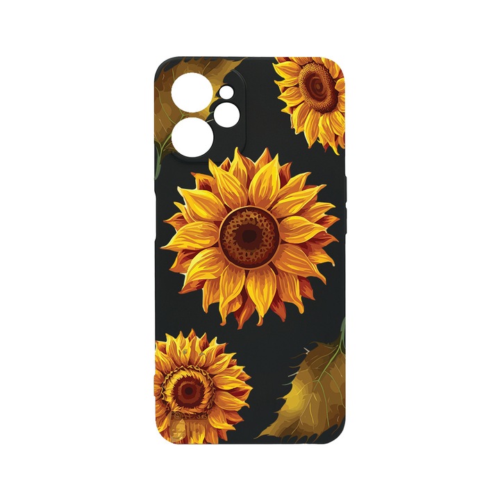 BestCase Slim Szilikon 0.8MM telefontok, Realme 9i 5G, Sun Flower, c-B 1070
