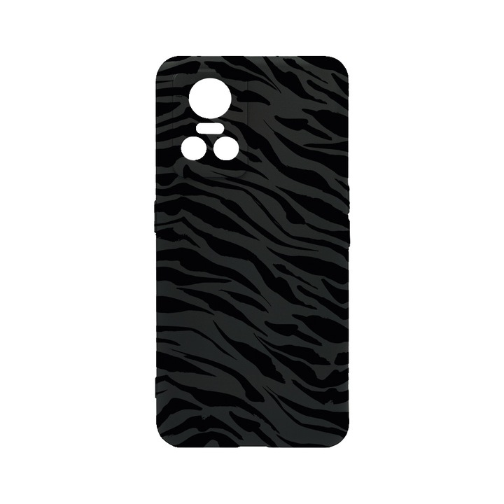 BestCase Slim Szilikon 0.8MM telefontok, Realme GT Neo 3, Tiger Pattern, c-B 1058