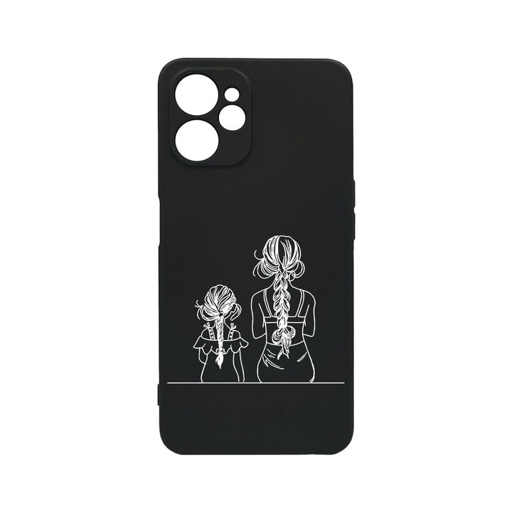 BestCase Slim Szilikon 0.8MM telefontok, Realme 9i 5G, Mom And Daughter, c-B 1048
