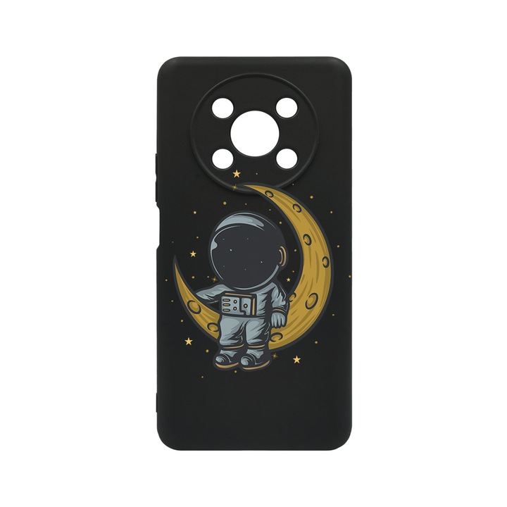 BestCase Slim Szilikon 0.8MM telefontok, Honor Magic4 Lite, Astronaut on Moon, c-B 997
