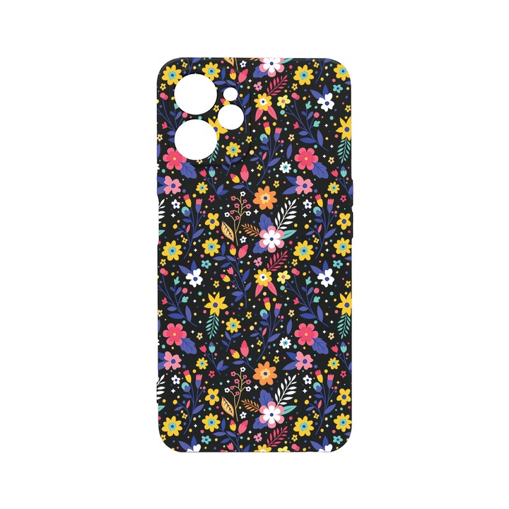 BestCase Slim Szilikon 0.8MM telefontok, Realme 9i 5G, Flower Pattern, c-B 955
