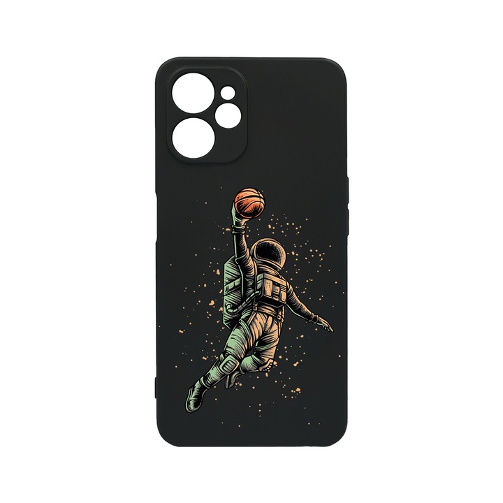 BestCase Slim Szilikon 0.8MM telefontok, Realme 9i 5G, Astronaut Basketball, c-B 1003
