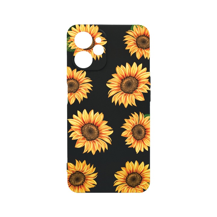BestCase Slim Szilikon 0.8MM telefontok, Realme 9i 5G, Sun Flower, c-B 1069