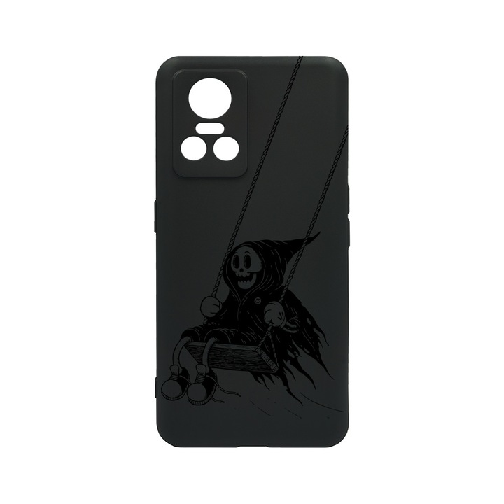 BestCase Slim Szilikon 0.8MM telefontok, Realme GT Neo 3, Death Swinging, c-B 1063