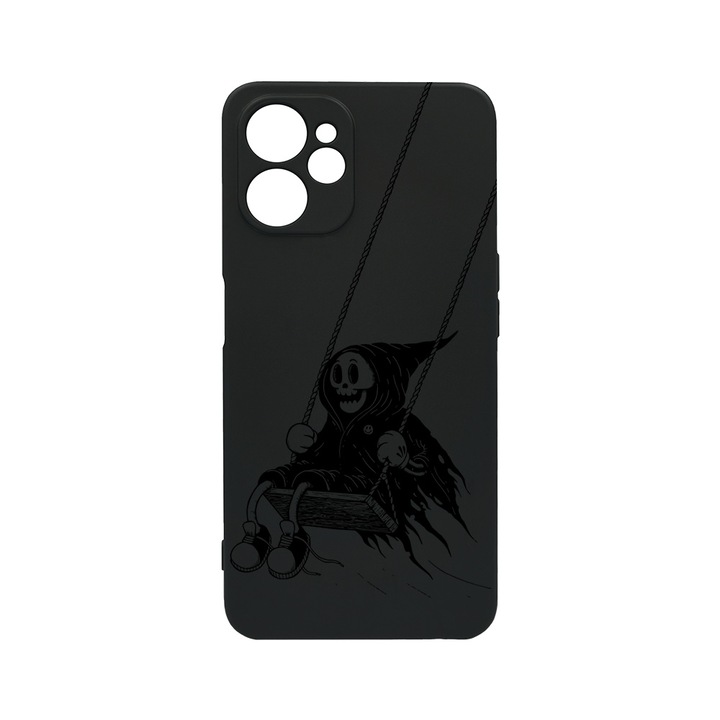 BestCase Slim Szilikon 0.8MM telefontok, Realme 9i 5G, Death Swinging, c-B 1063