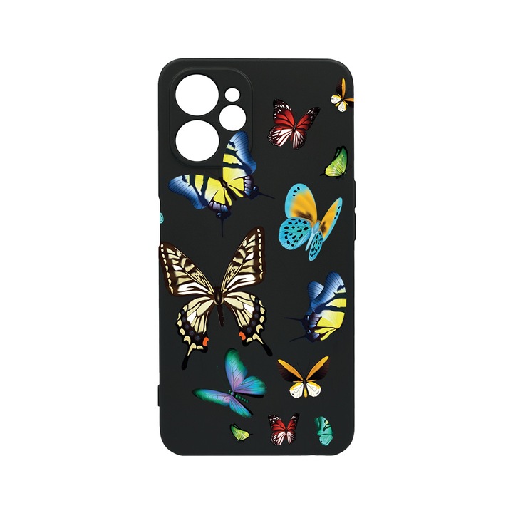 BestCase Slim Szilikon 0.8MM telefontok, Realme 9i 5G, Beautiful Color Butterflies, c-B 992