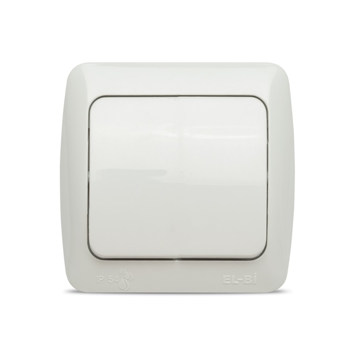 Intrerupator Elbi Eva PT IP54 Alb