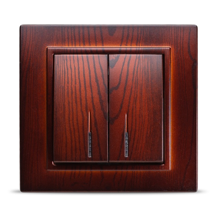 Intrerupator Dublu Iluminat Elbi Zena ST Mahon