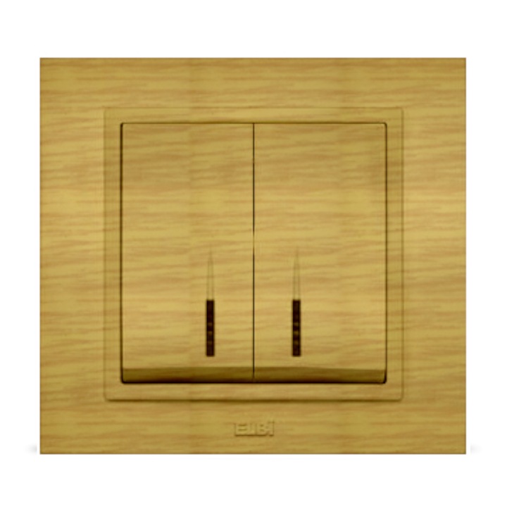 Intrerupator Dublu Iluminat Elbi Zena ST Artar